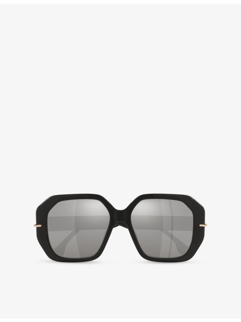 Fendi square-frame acetate sunglasses, imported from the UK