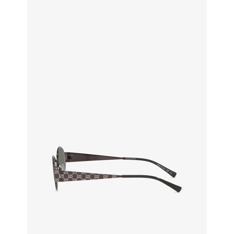 Gucci GG1854S round-frame metal sunglasses UV protection - British product