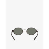 Gucci GG1854S round-frame metal sunglasses UV protection - British product