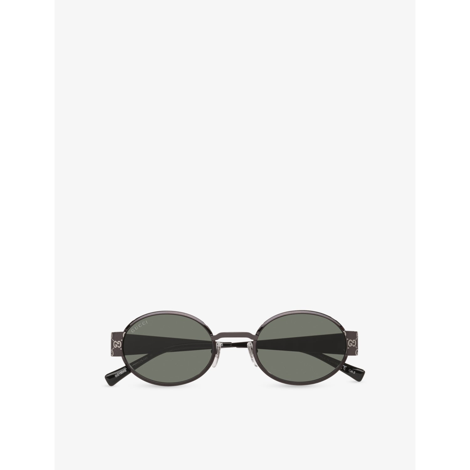 Gucci GG1854S round-frame metal sunglasses UV protection - British product