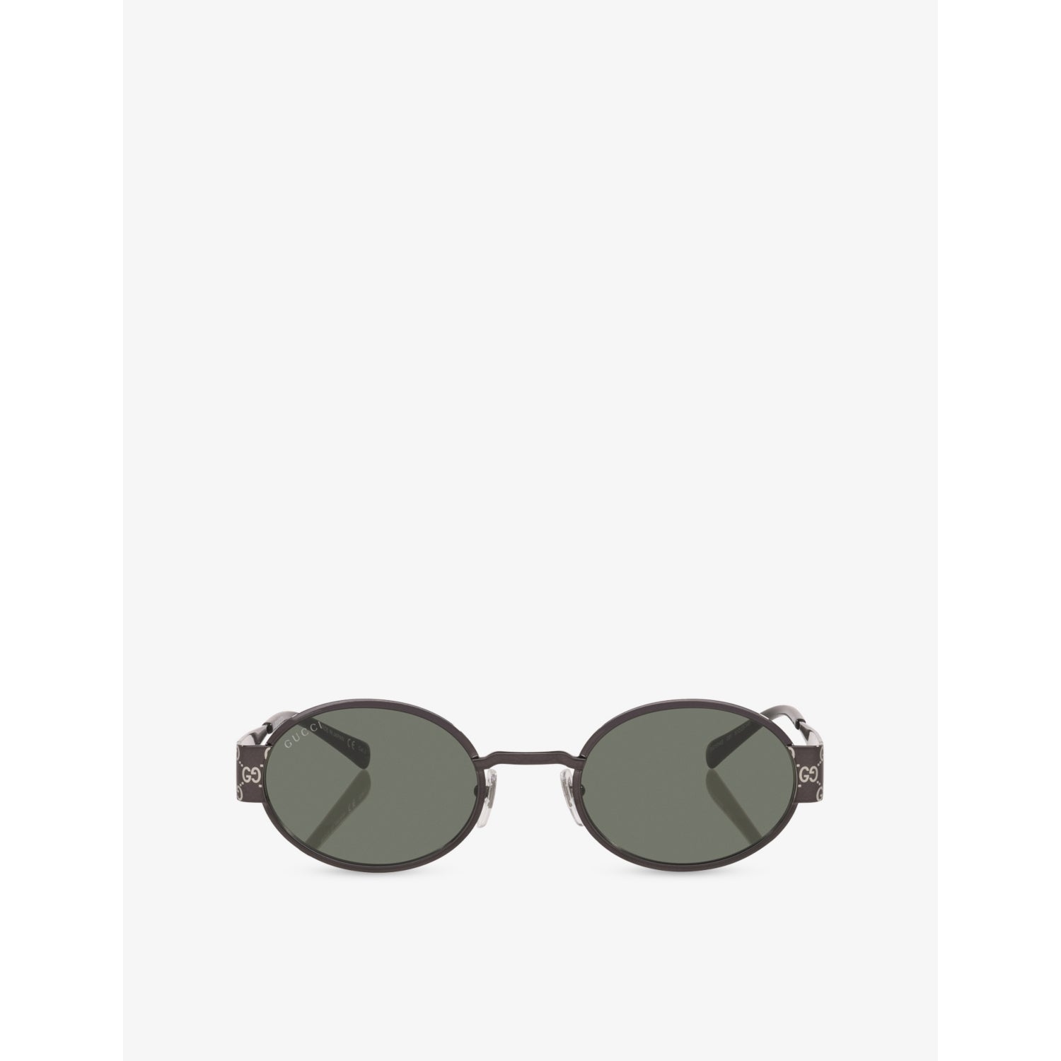 Gucci GG1854S round-frame metal sunglasses UV protection - British product