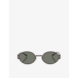 Gucci GG1854S round-frame metal sunglasses UV protection - British product
