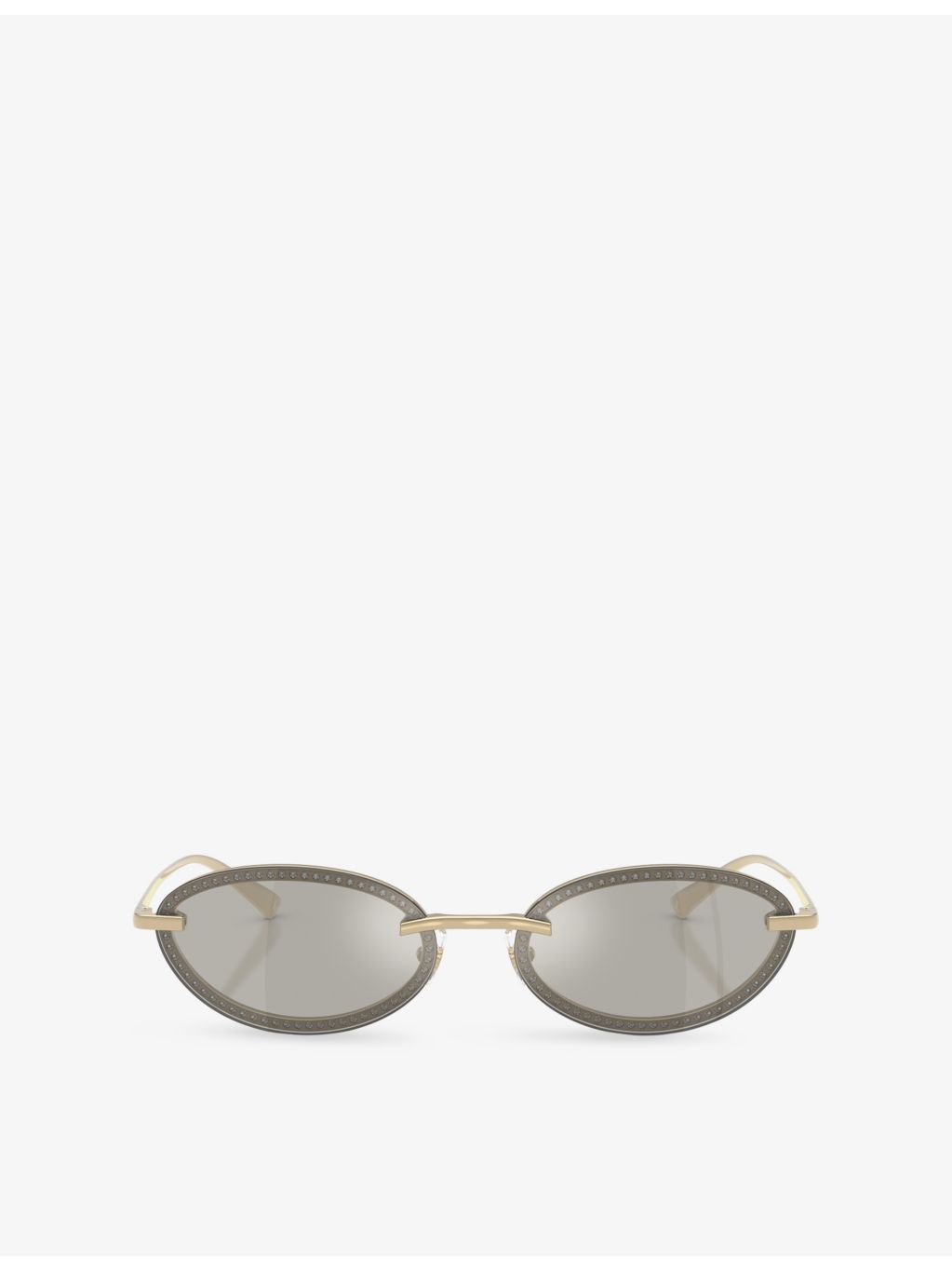 Jimmy Choo JC4020B oval-frame metal sunglasses, UK version