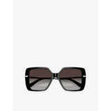 Jimmy Choo square-frame acetate oversized sunglasses - British product