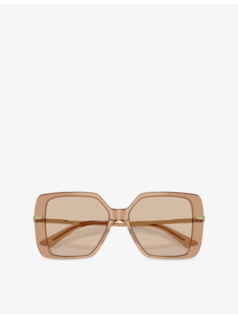 Jimmy Choo square acetate sunglasses - British product
