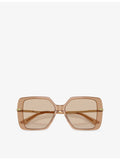 Jimmy Choo square acetate sunglasses - British product