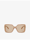 Jimmy Choo square acetate sunglasses - British product