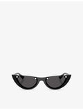 Jimmy Choo cat-eye acetate sunglasses - British product