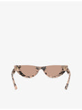 Jimmy Choo cat-eye acetate sunglasses with tortoiseshell pattern - British product