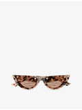 Jimmy Choo cat-eye acetate sunglasses with tortoiseshell pattern - British product