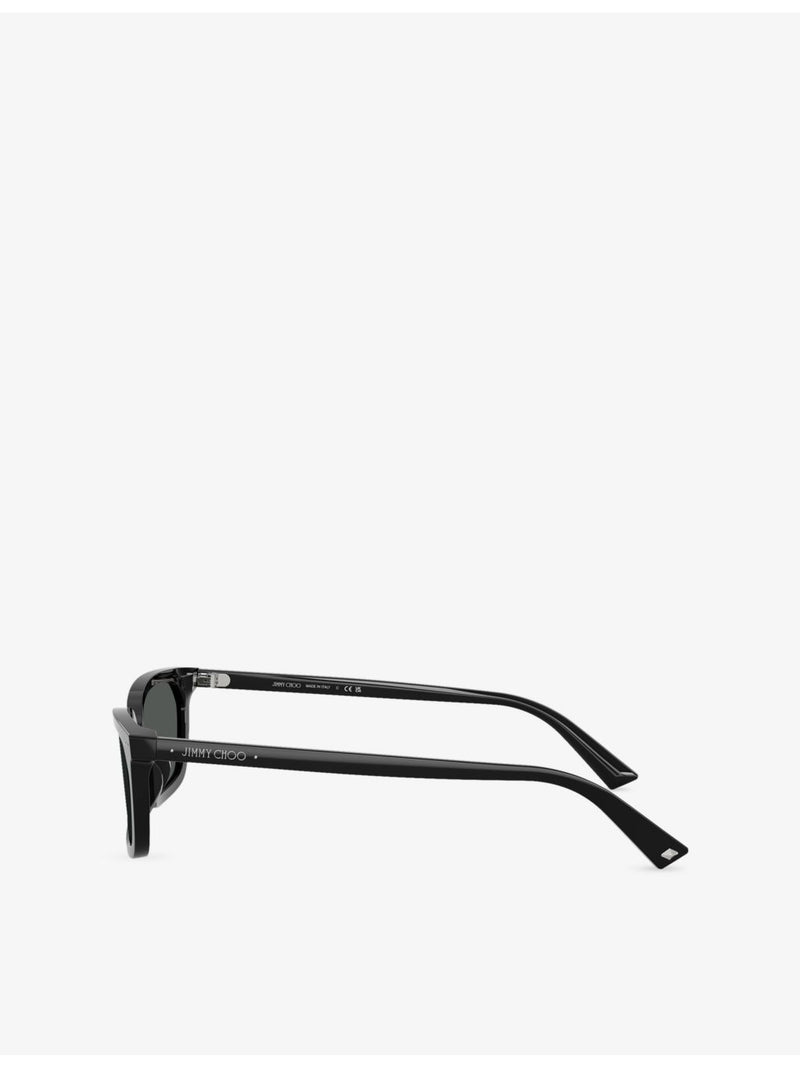 Jimmy Choo pillow-frame acetate sunglasses, imported from the UK