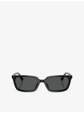 Jimmy Choo pillow-frame acetate sunglasses, imported from the UK