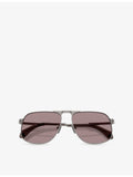 Moncler ME4014 aviator metal sunglasses (British brand)