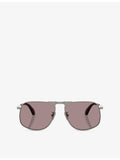 Moncler ME4014 aviator metal sunglasses (British brand)