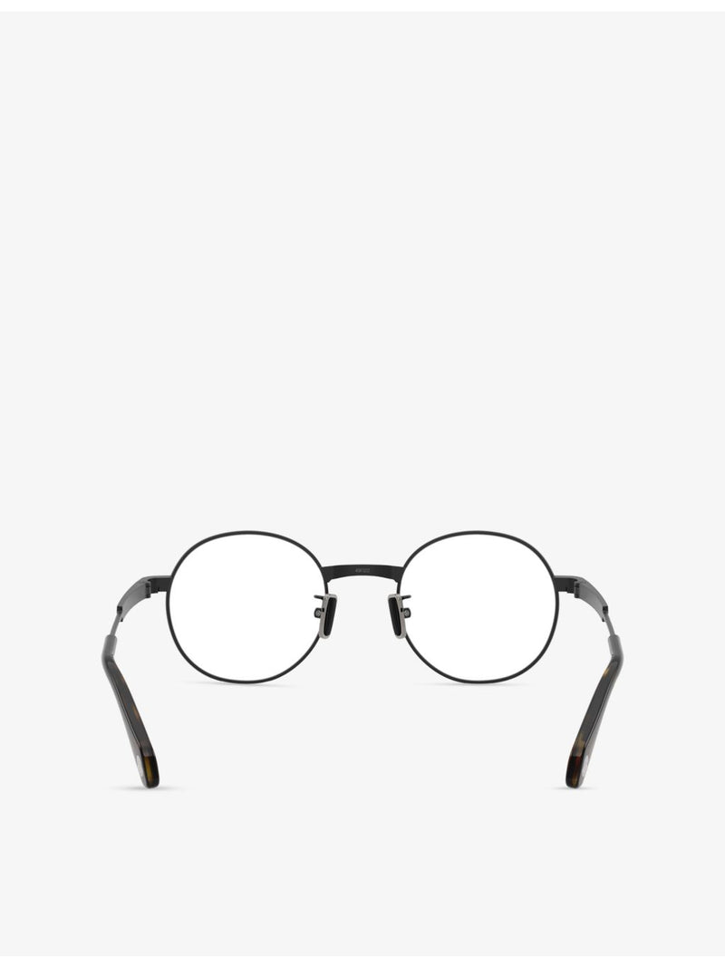 Moncler ME4015T round metal optical glasses, imported from the UK