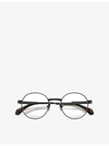 Moncler ME4015T round metal optical glasses, imported from the UK