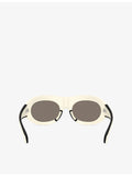 Moncler Ramillon round-frame acetate sunglasses (British brand)