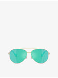 Michael Kors MK1172 Perledo aviator sunglasses, UK version