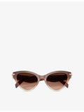 Michael Kors Roanoke cat eye acetate sunglasses 52mm, imported from the UK