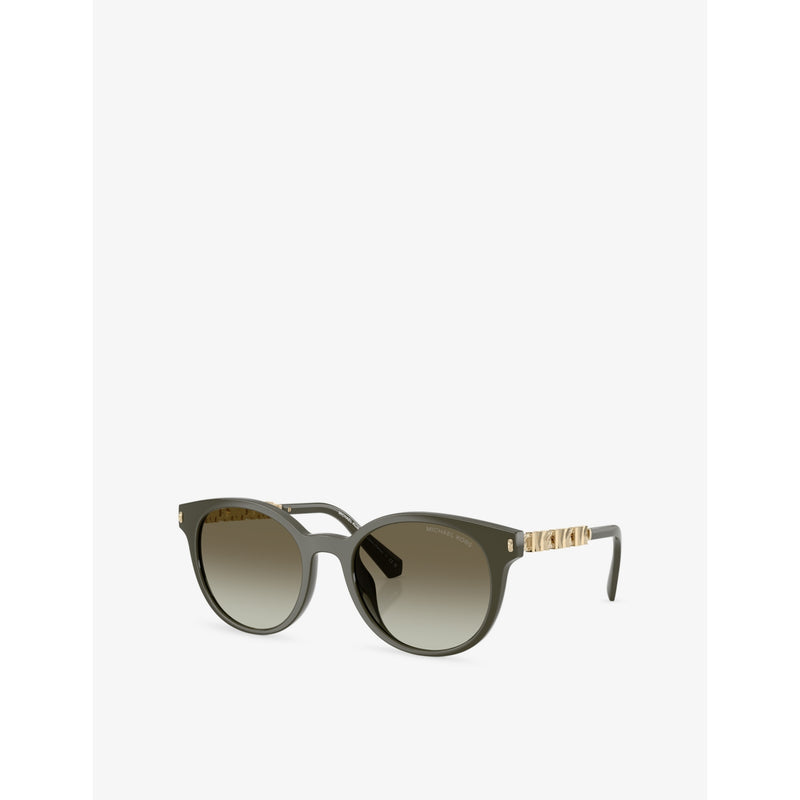 Michael Kors Pienza round-frame acetate sunglasses - British product