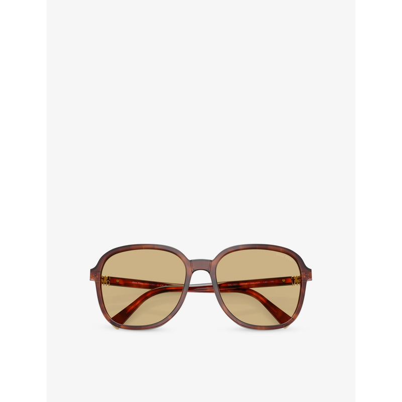 Miu Miu square-frame acetate sunglasses, UK version