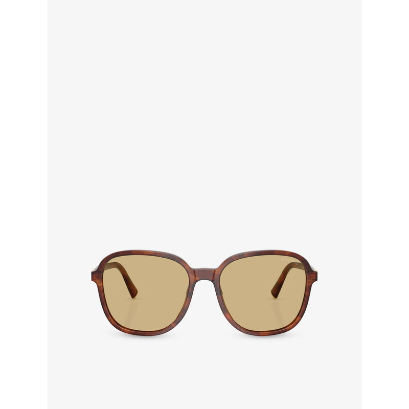 Miu Miu square-frame acetate sunglasses, UK version