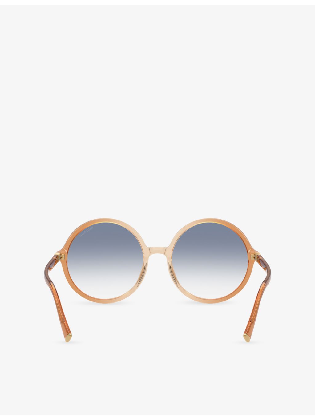 Miu Miu round-frame acetate sunglasses MU B02S, UK version
