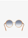 Miu Miu round-frame acetate sunglasses MU B02S, UK version