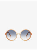 Miu Miu round-frame acetate sunglasses MU B02S, UK version
