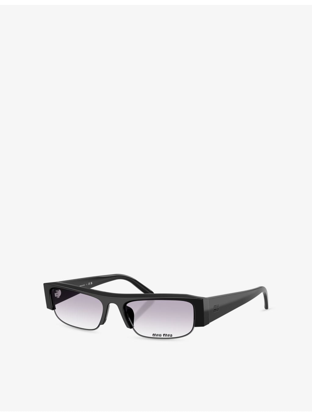 Miu Miu MU B07S rectangular acetate optical glasses - British product