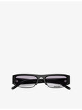 Miu Miu MU B07S rectangular acetate optical glasses - British product