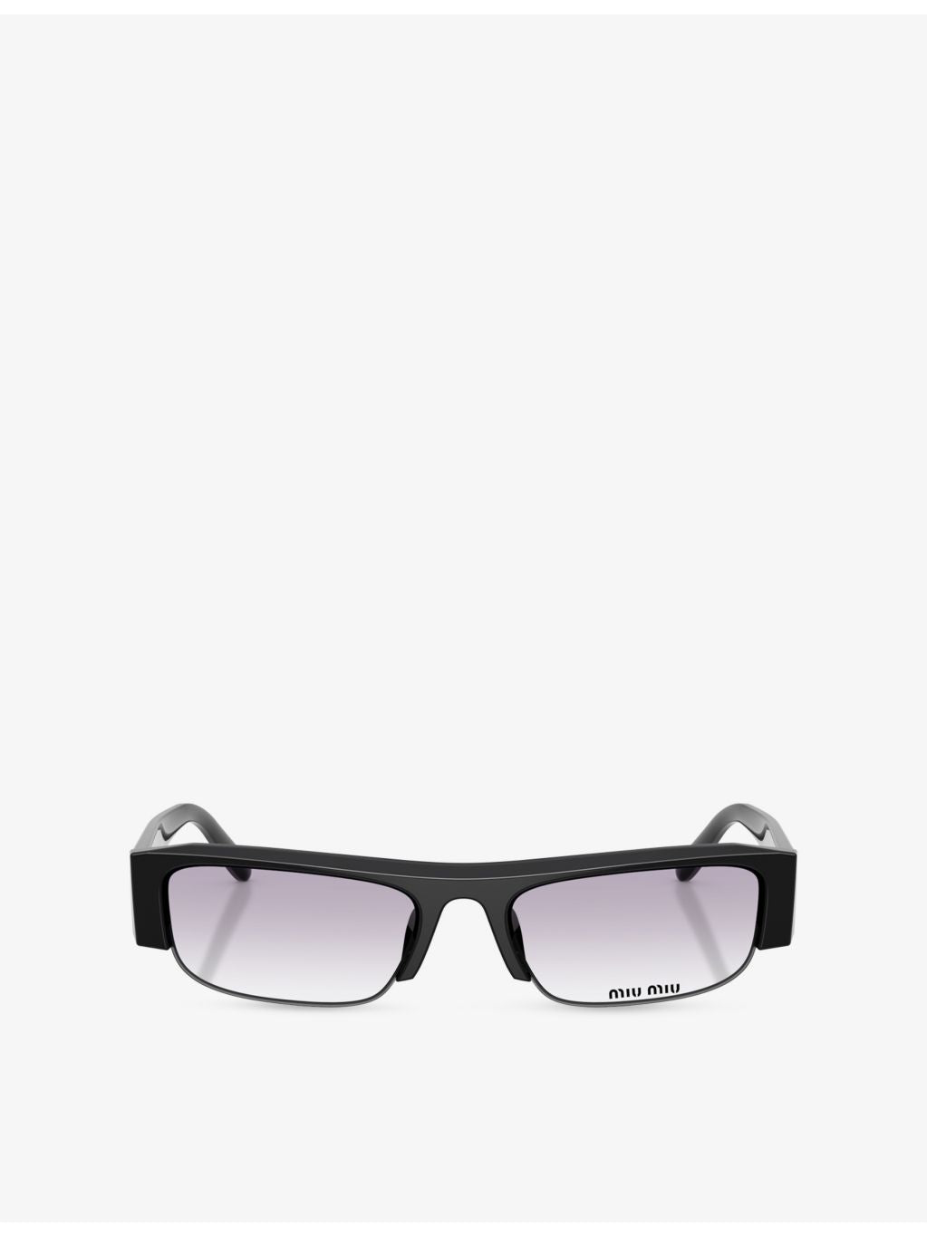 Miu Miu MU B07S rectangular acetate optical glasses - British product