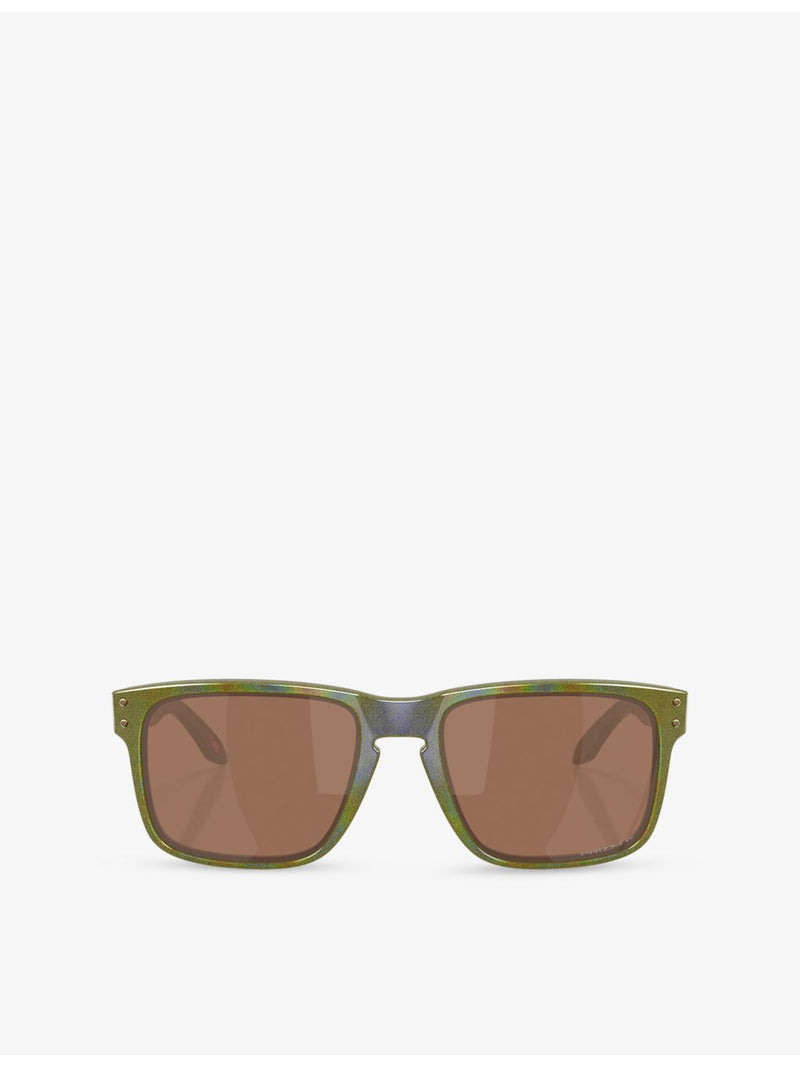 Oakley Holbrook square-frame acetate sunglasses (British brand)