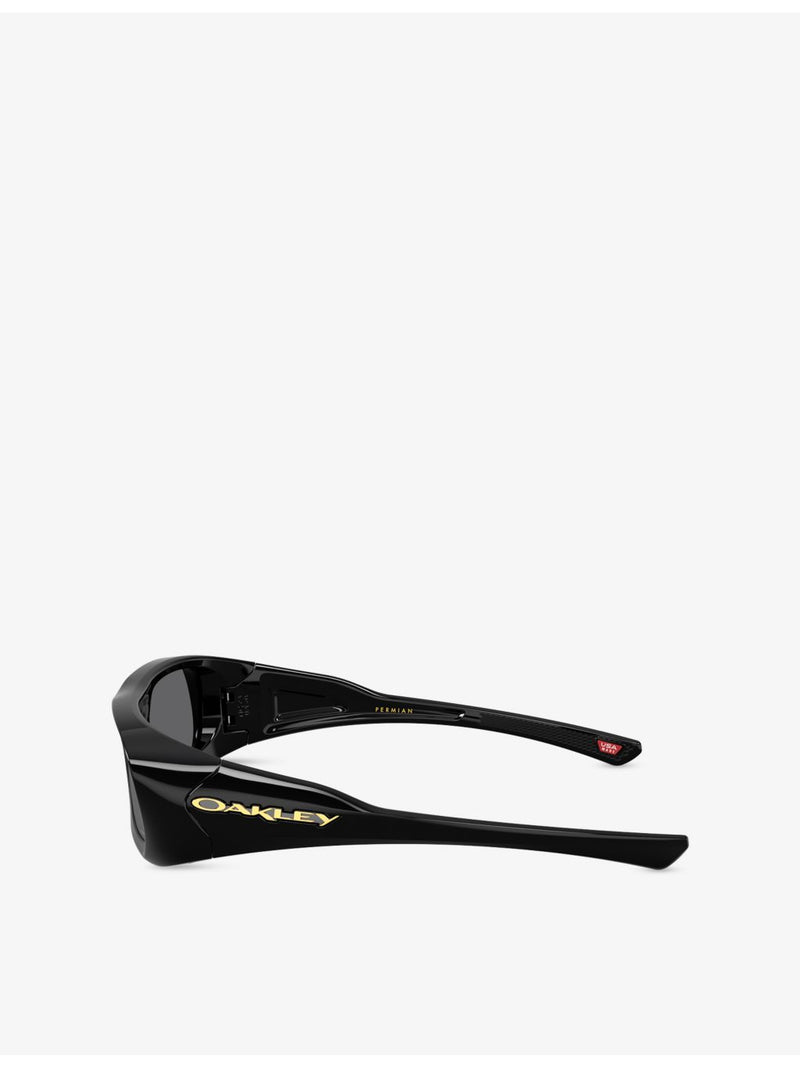 Oakley Permian rectangle-frame nylon sunglasses - British product