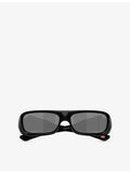 Oakley Permian rectangle-frame nylon sunglasses - British product