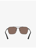 Oliver Peoples OV1362S square-frame metal sunglasses - British product