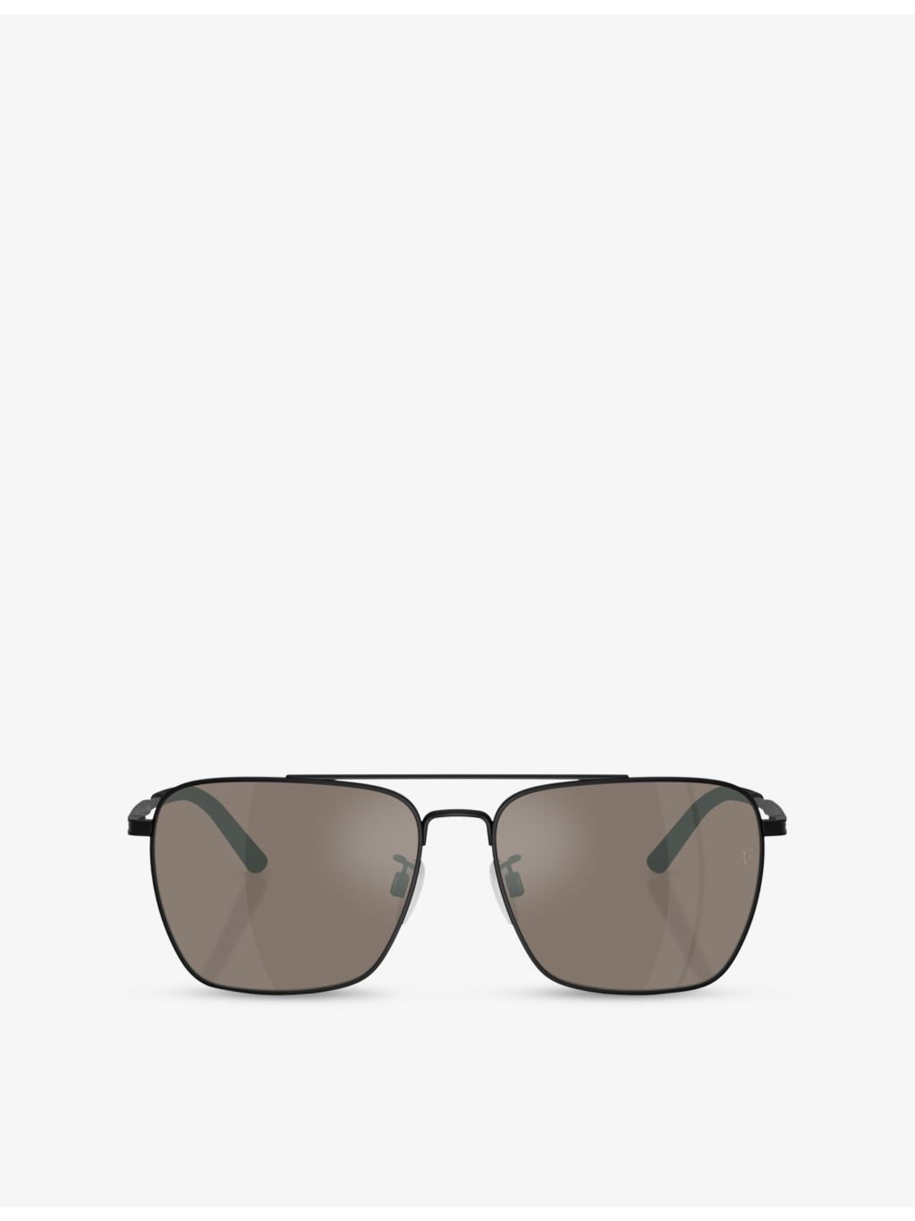 Oliver Peoples OV1362S square-frame metal sunglasses - British product
