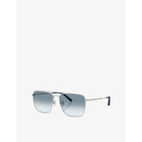 Oliver Peoples square-frame metal sunglasses - British product