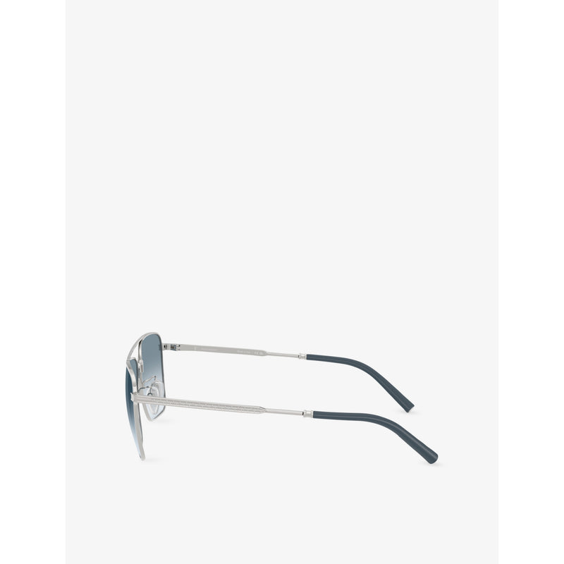 Oliver Peoples square-frame metal sunglasses - British product