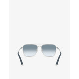 Oliver Peoples square-frame metal sunglasses - British product
