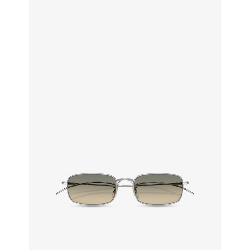 Oliver Peoples rectangle metal sunglasses OV1364ST - British product