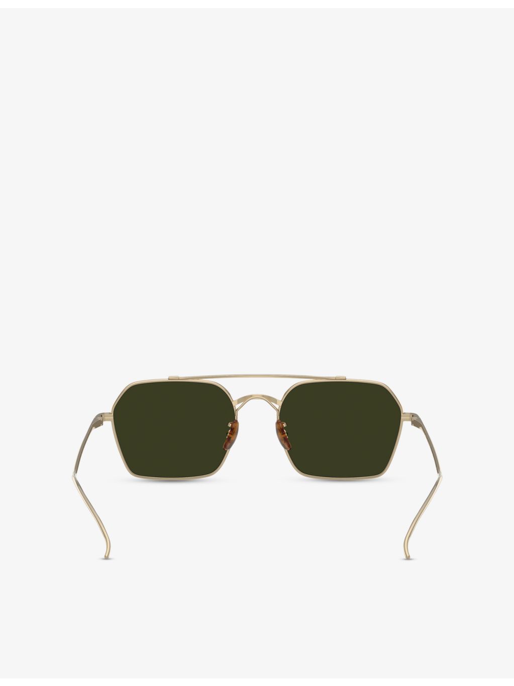 Oliver Peoples OV1365ST square-frame metal sunglasses, imported from the UK