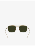 Oliver Peoples OV1365ST square-frame metal sunglasses, imported from the UK