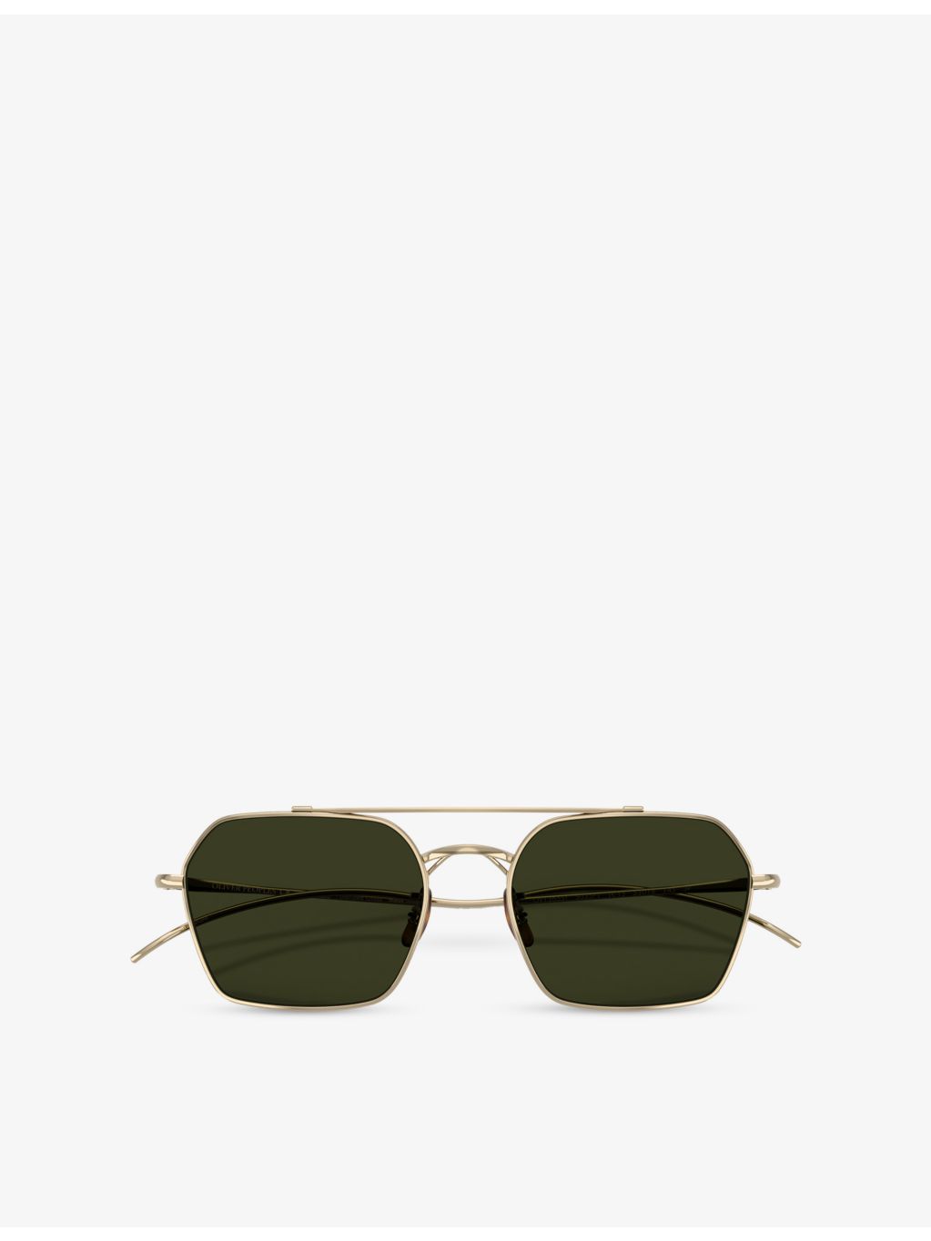 Oliver Peoples OV1365ST square-frame metal sunglasses, imported from the UK