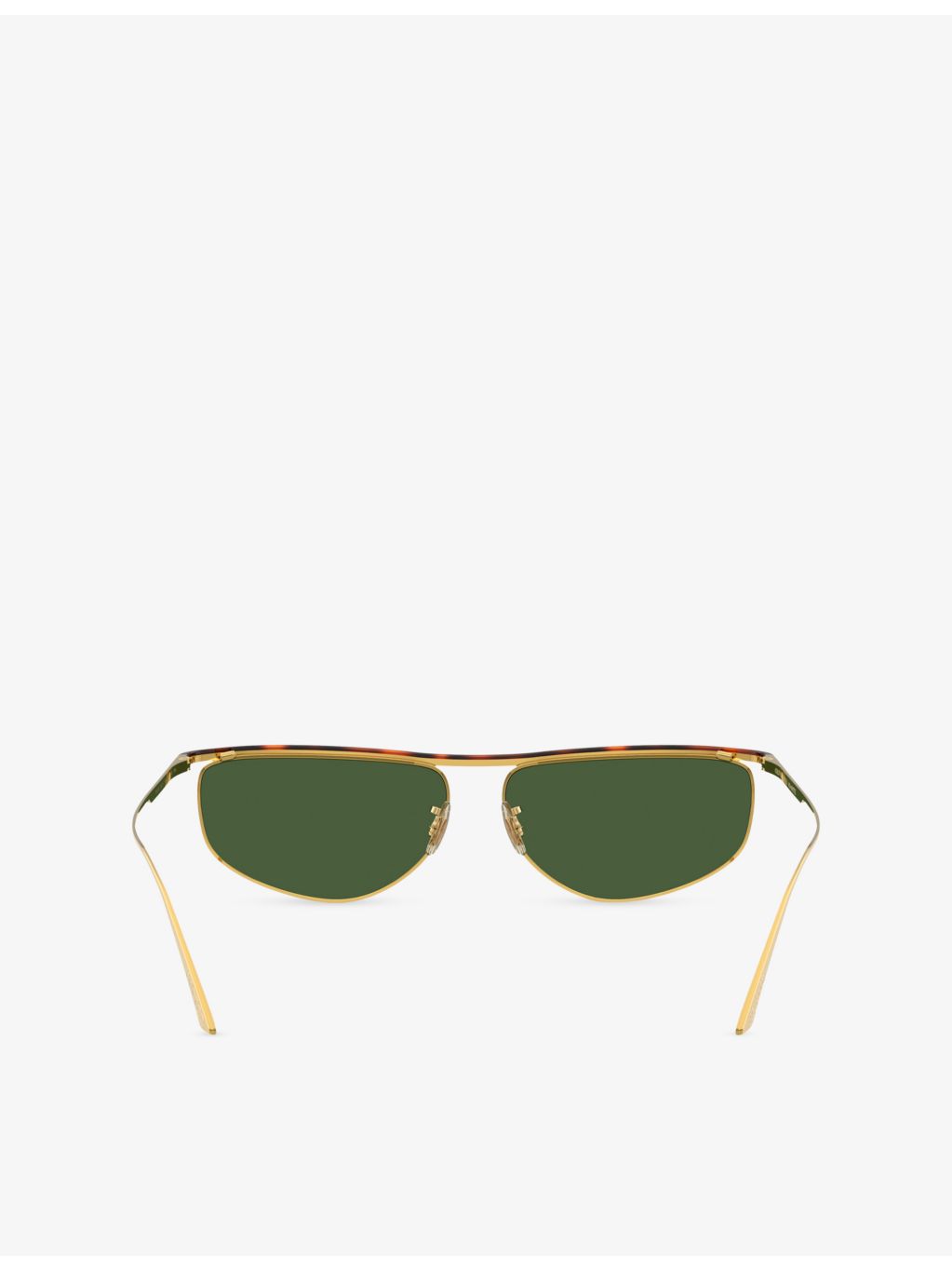 Oliver Peoples OV1367S oval-frame metal sunglasses, UK version