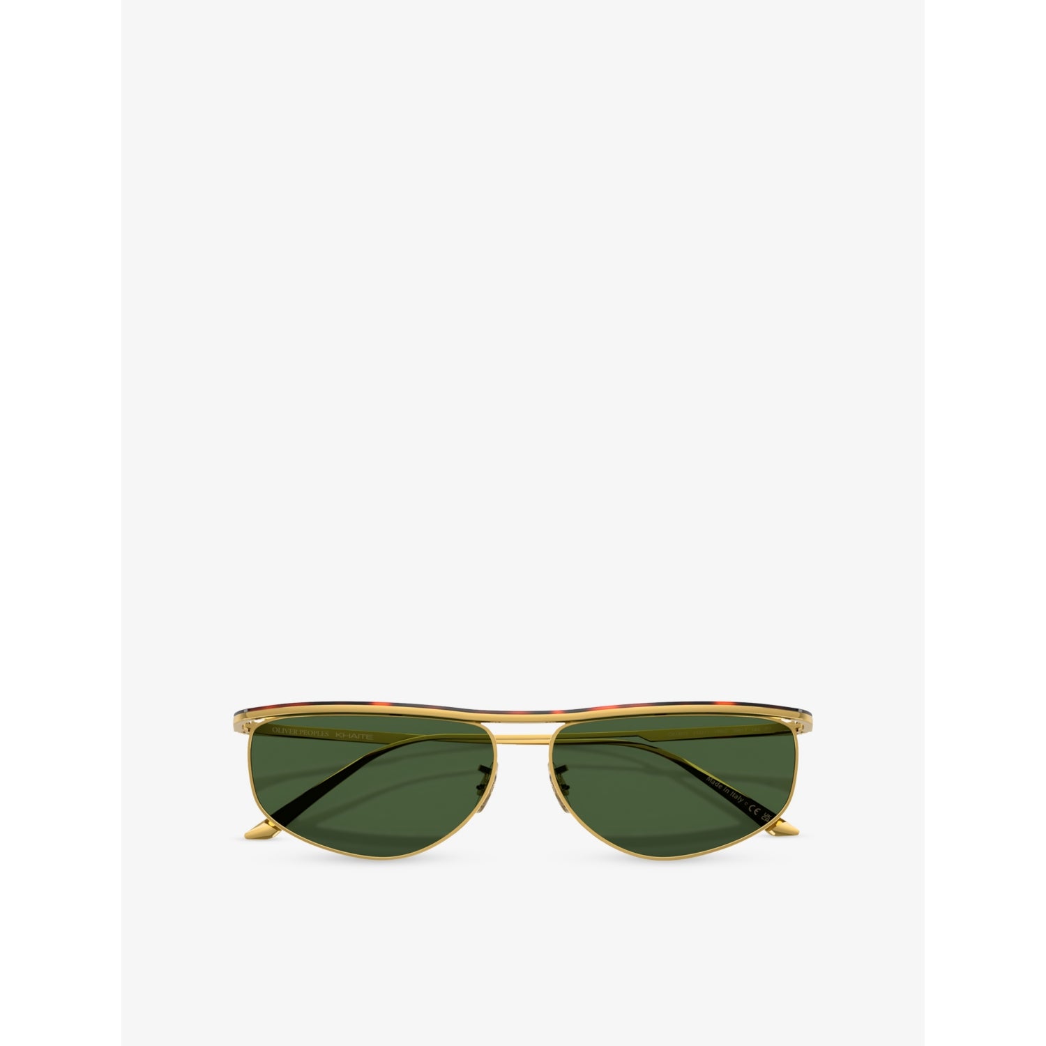 Oliver Peoples OV1367S oval-frame metal sunglasses, UK version