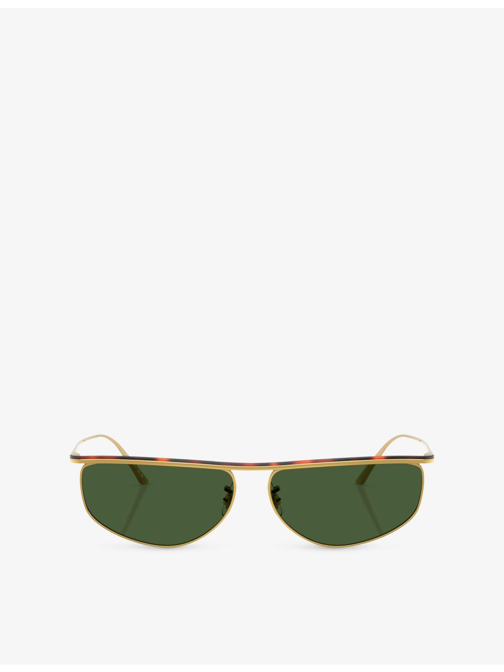 Oliver Peoples OV1367S oval-frame metal sunglasses, UK version