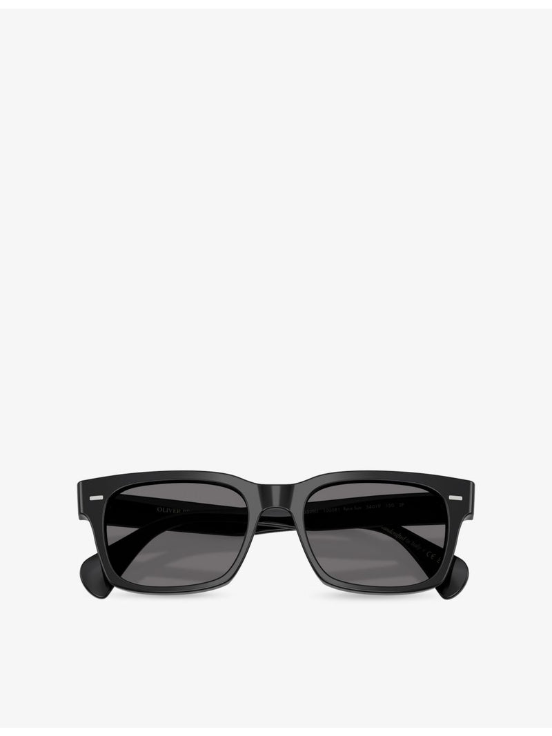 Oliver Peoples Ryce square-frame acetate sunglasses - British product