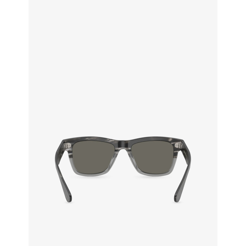 Oliver Peoples square-frame acetate sunglasses, imported from the UK