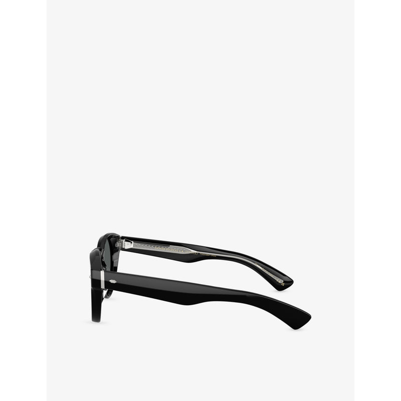 Oliver Peoples Hayton round-frame acetate sunglasses - British product